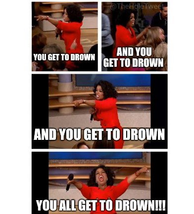 The 🐰🕳️ (@theholetweet) on Twitter photo Looks like <a href="/Oprah/">Oprah Winfrey</a> is hoarding her private Maui road while Hawaii faces a tsunami.
Classy move, letting folks drown while you sip wine behind your gates. Looks like <a href="/Oprah/">Oprah Winfrey</a> is hoarding her private Maui road while Hawaii faces a tsunami.
Classy move, letting folks drown while you sip wine behind your gates.