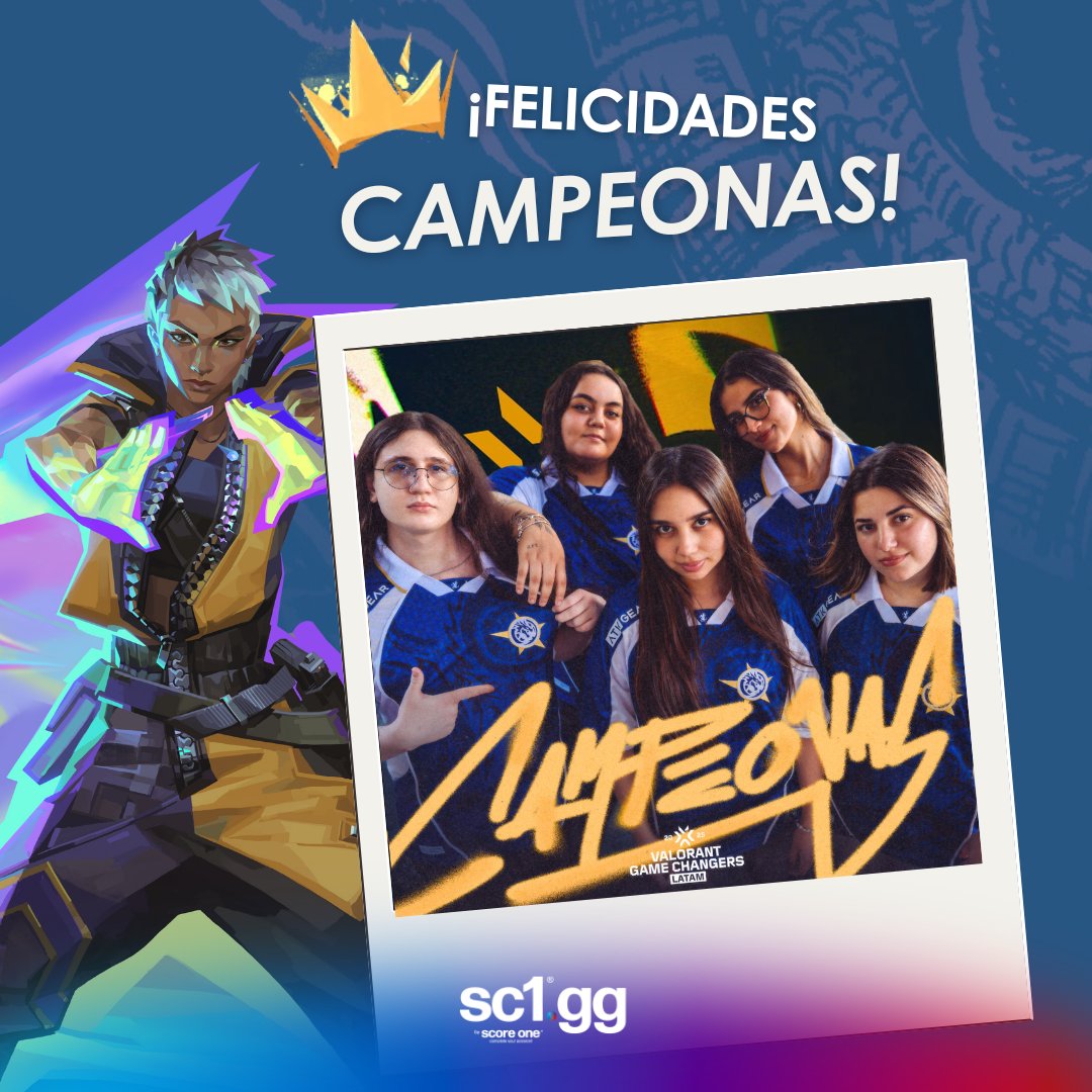 👑 ¡CAMPEONAS INDISCUTIBLES!
<a href="/LeviatanGG/">LEVIATAN</a> se lleva la gran final de #VCTGameChangers con un contundente 3-0.
💙 ¡Felicidades Chicas!

#goLEV #valorant