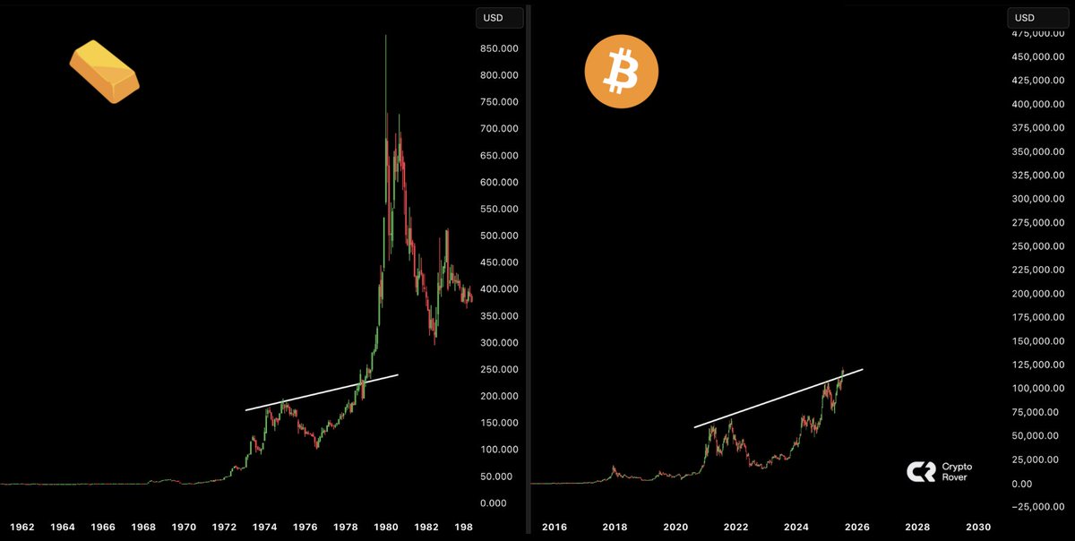 🔴CRIPTOVALUTE: L'unione tra Bitcoin e oro: scenari e implicazioni economiche