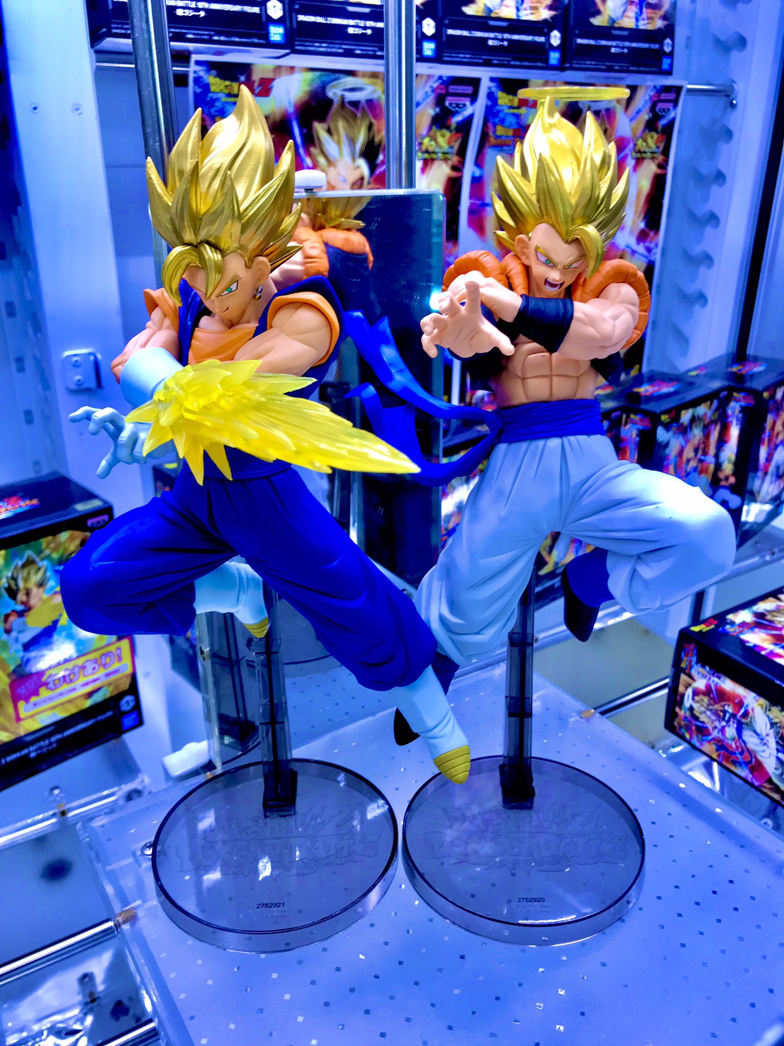 ドラゴンボールZドッカンバトル 超ベジット、超ゴジータ フィギュア2種