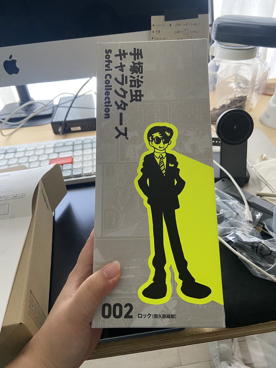 一目惚れしたロックのフィギュアが届いた。でかい。最高だ。
いずれ玄関に飾ろ〜