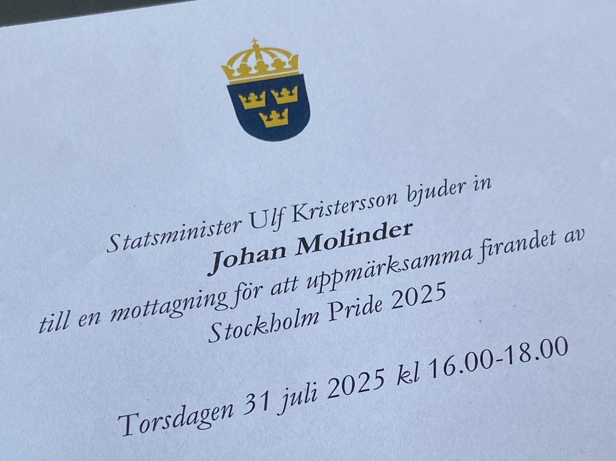 En inbjudan är en inbjudan. Alltid.