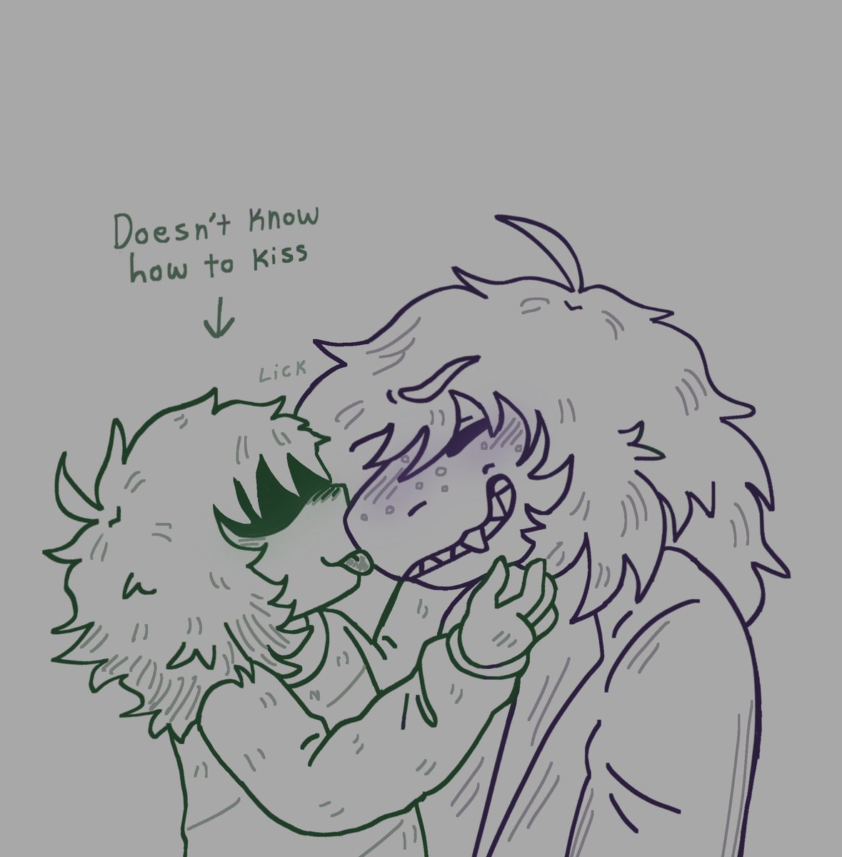 mythimal_art's tweet image. Chomp (1/3) #krusie #deltarune #deltarunefanart