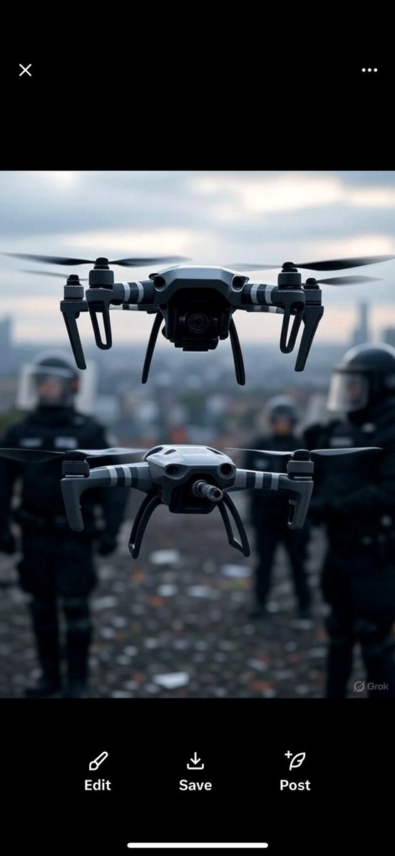 GovSCsim's tweet photo. After a successful trail run in Columbia South Carolina, ICE will be adding new historic anti cartel and anti crosser measures. Hundreds of drones made by Raytheon will patrol the border equipped with non lethal anti personnel canons powered by Ai.God bless America @USGSGovSim https://t.co/I6Gub1V8hd