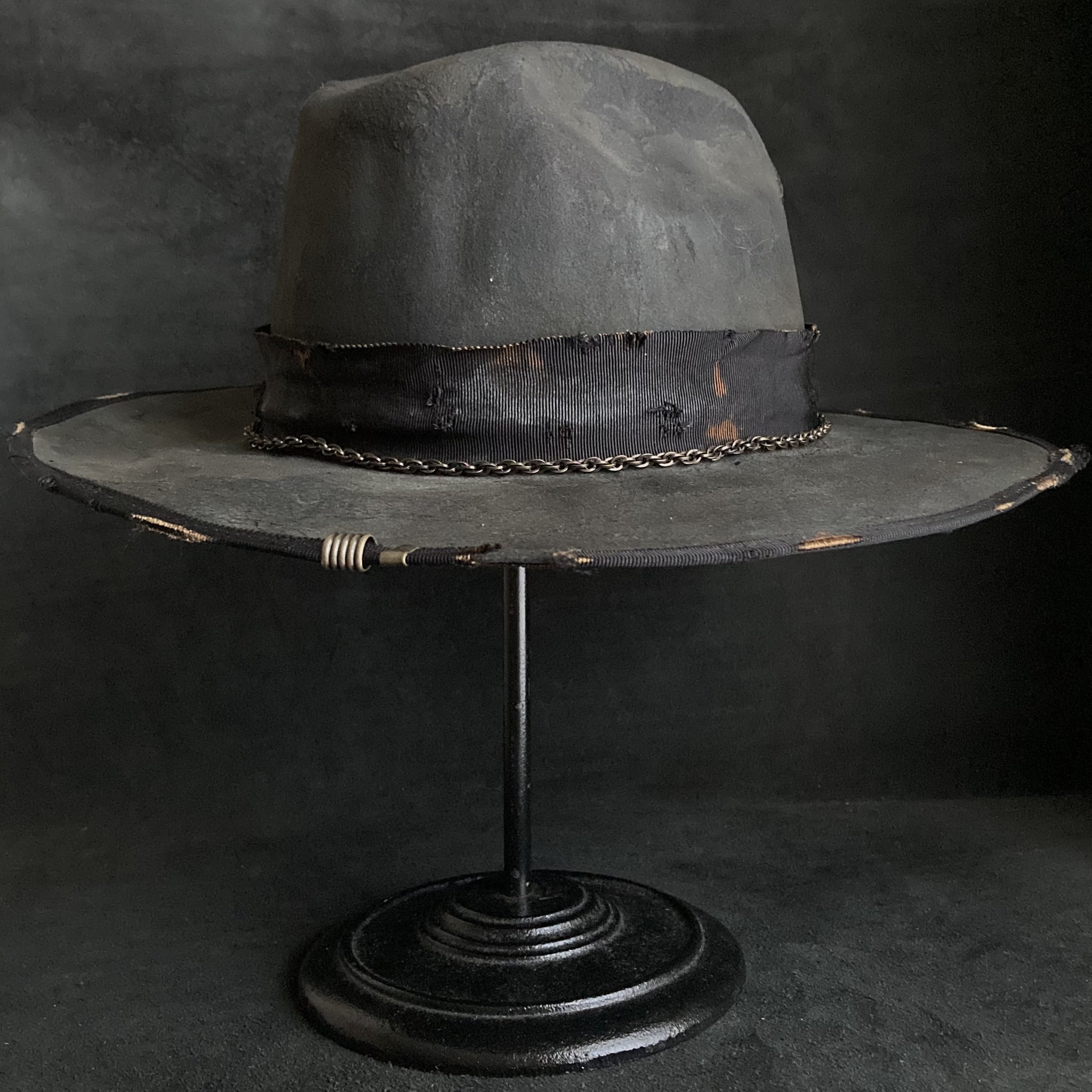 Triangles hat リボン付きハット ラビットファー Triangles hat リボン付きハット ラビットファー triangles hat