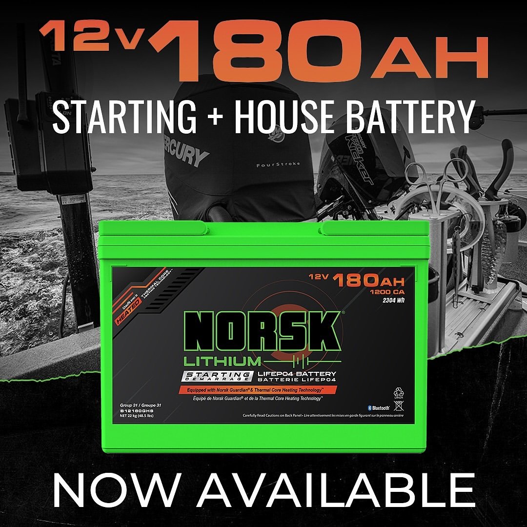 crappiemates's tweet image. Norsk Lithium Starting + House batteries are available NOW! If you’re looking for an excellent battery, with an even better company backing it, Norsk is IT!

norsklithium.com

#NORSK #BatteryManagement #FishingTech #ProAngler #ReliablePower