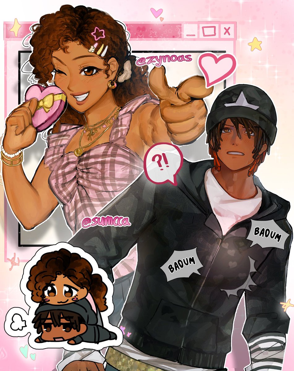 Art collab w <a href="/sumcca/">sumaya</a> 😊😊