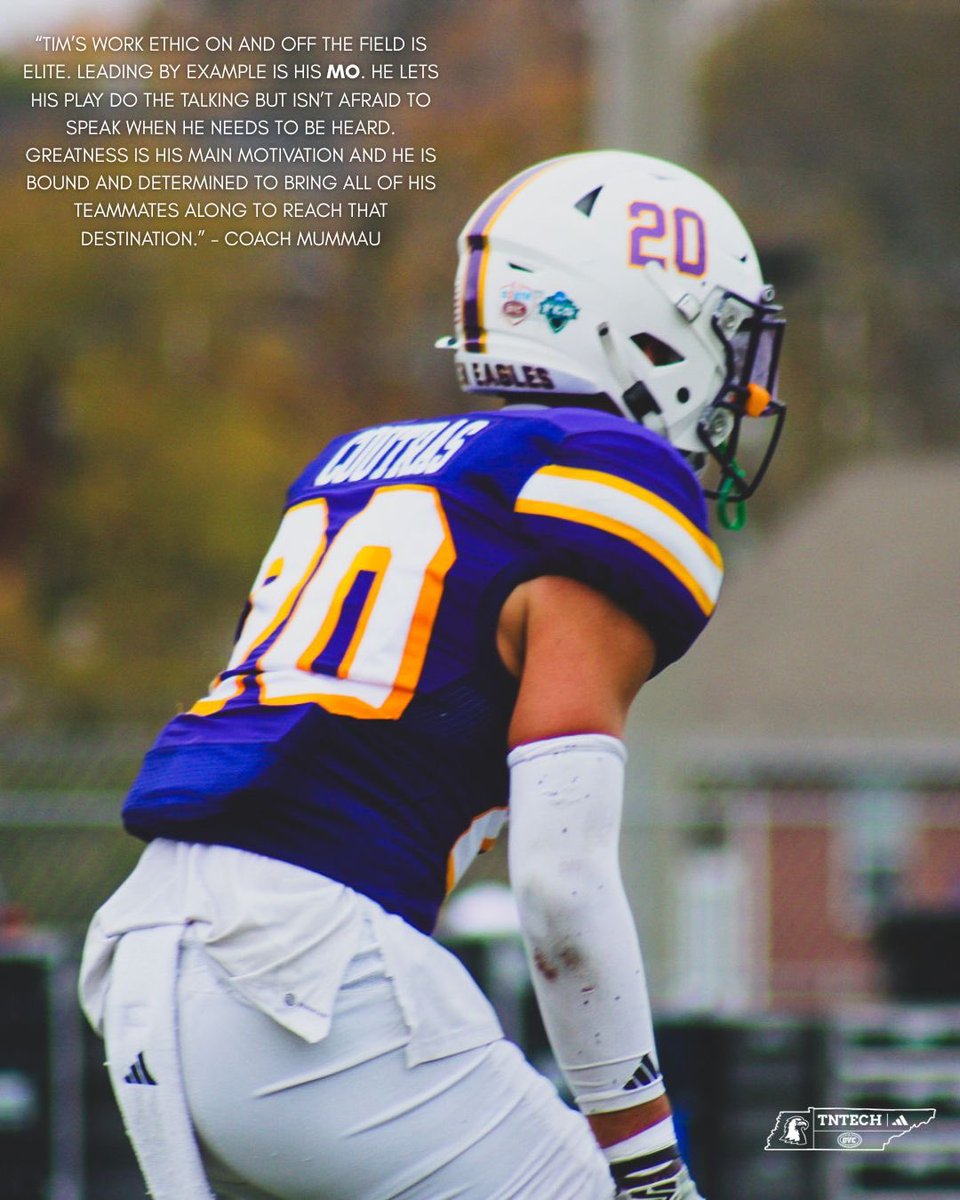Introducing Captain: Tim Coutras.

Coutras is a 2nd year Captain and is one of the most impactful guys on our team. 

#AimHigh | #WingsUp