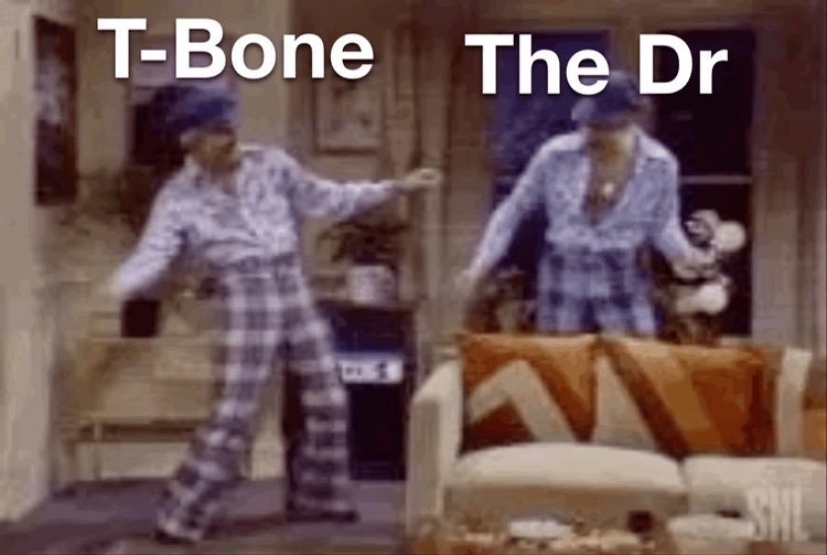 Hey ereybody What's stopping you following The Dr. and T-bone? #TheDrAndTBonePodcast