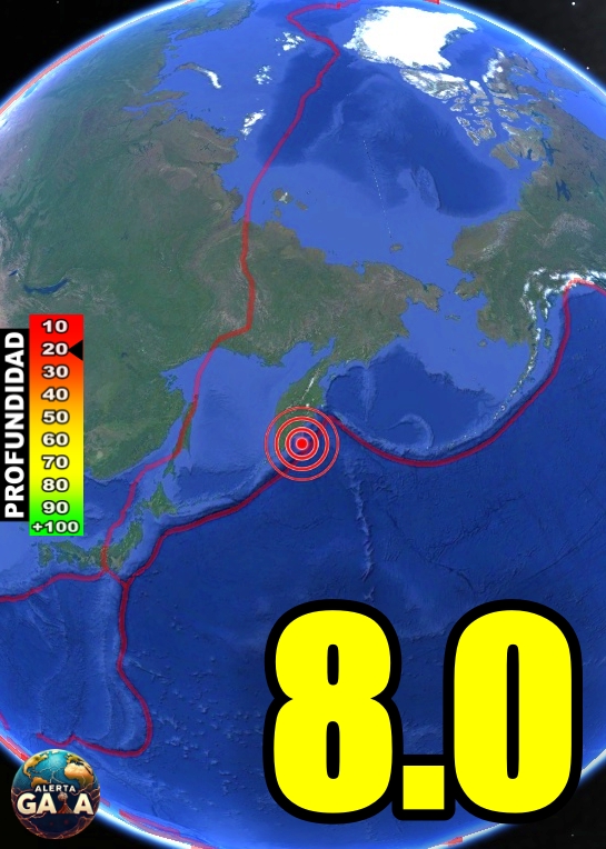 AHORA🔴| FUERTE TERREMOTO DE M8.0 EN RUSIA 🇷🇺

⏰Hora UTC: 11:24 pm (29/07/2025)
📌Epicentro: Península de Kamchatka
🔻Profundidad: 19 km 
🌊¿Tsunami?: Local y/o regional

*Fuente: USGS