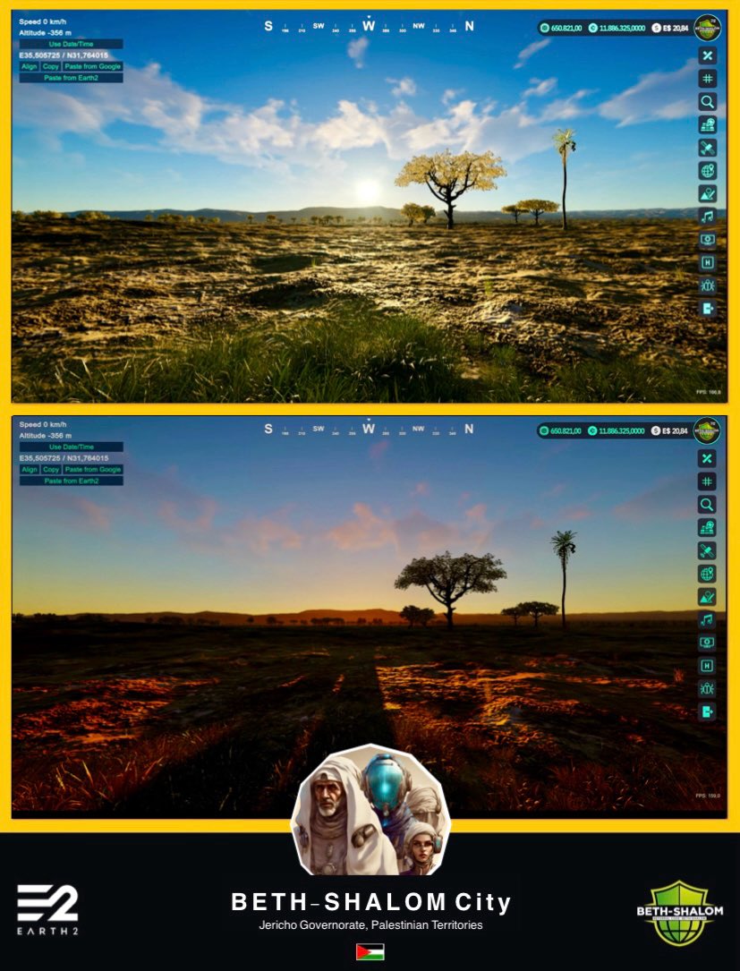 I love the sunrise and sunset in BETH-SHALOM City 🌇 🏙️ 

The beauty of the desert has always fascinated me: The rugged mountains, oases with palm trees, wild ibexes, the Dead Sea with its shimmering salt crystals...

🔰 e2.me/beth-shalom