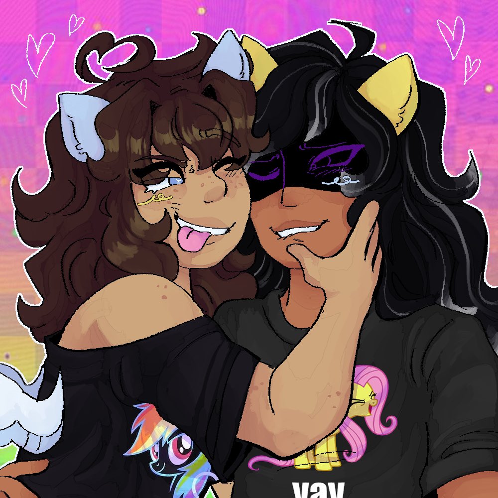 EvilRedYoshis's tweet image. [sona] 

matching mlp shirt for the win 😝