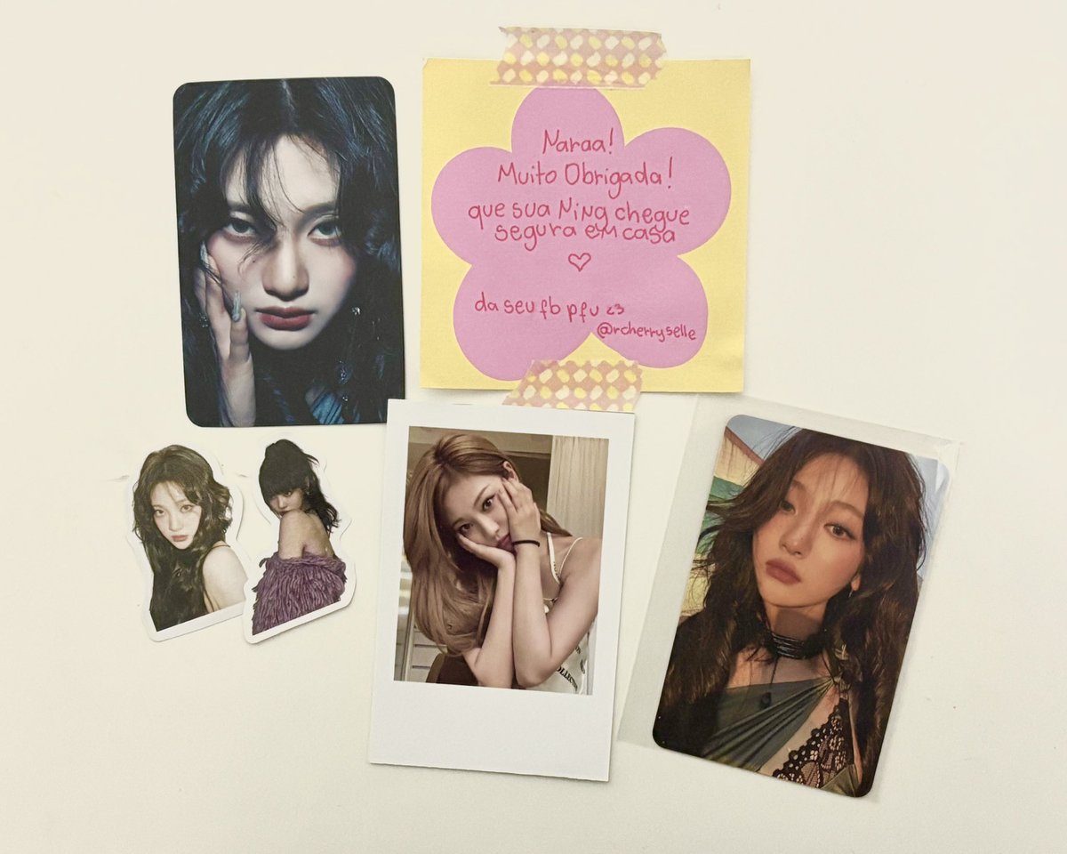 feedback mega positivo para <a href="/rcherryselle/">‏ً</a> !!! <3

que aceitou fazer troca comigo e recebi essa ning lindissima 🥺 foi uma querida, mandou mimos adoraveis e sem contar que chegou tudo certinho, sem avarias! muito obrigada por trocar comigo, divaa! 🫶🫶🫶