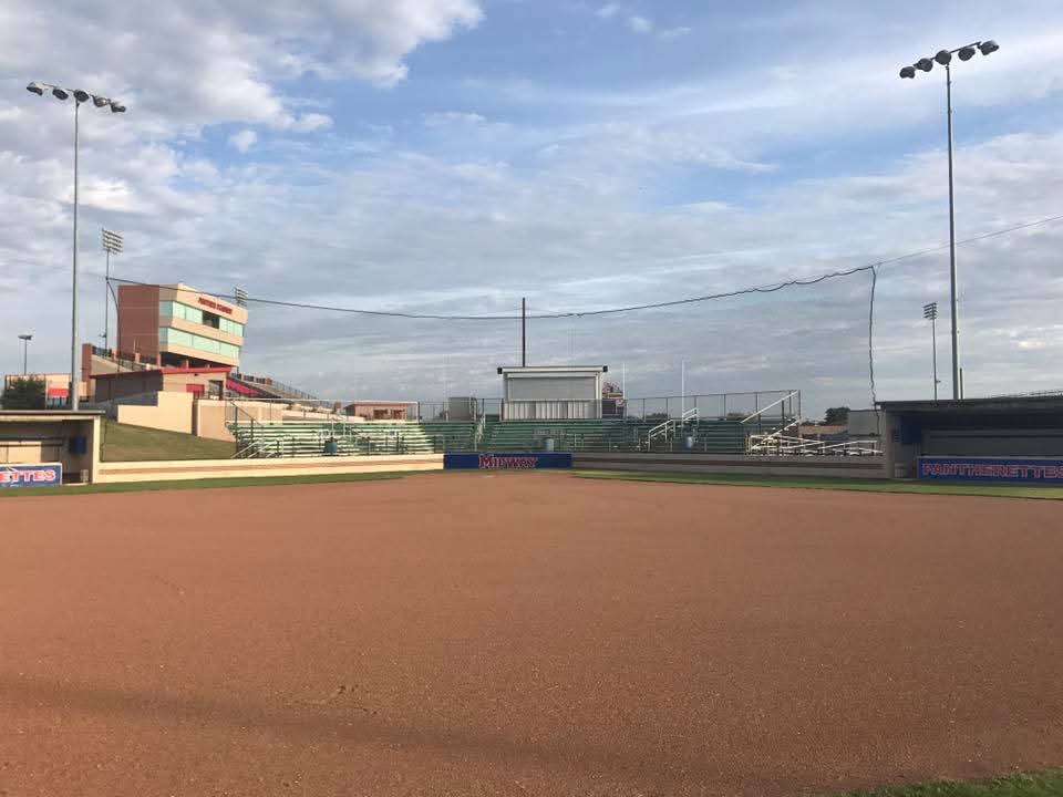 Best job ever I work really hard on this keeping the midway softball 🥎 field great before we got turf  back in 2017