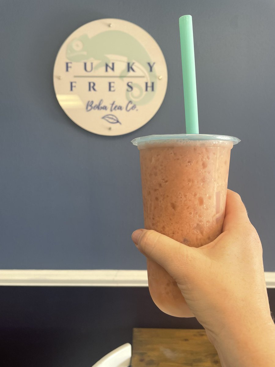 A nice night for a #bobatea <a href="/funkyfreshboba/">Funky Fresh Boba Tea Co.</a>