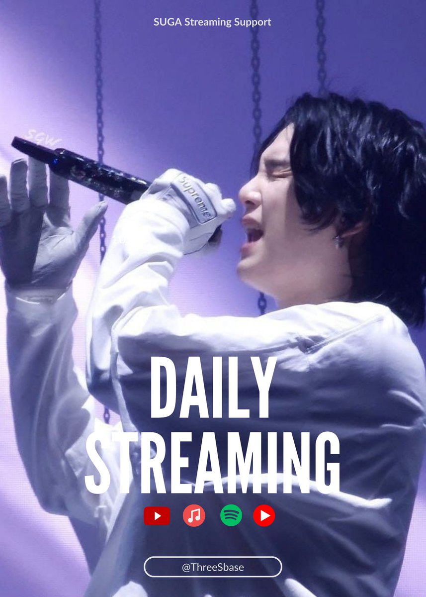 SUGA Streaming Support tweet media