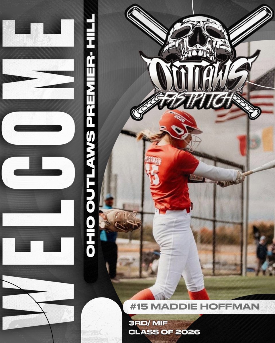 (Coach Jeff) Cincy Doom Premier- Hill (@coachjeffhill) on Twitter photo Excited to Welcome <a href="/MHoffman_2026/">Madison Hoffman</a> & Family to the team!
Maddie brings a HUGE powerful consistent bat to our lineup. Excited to have her help us out on the Left side of the field but can also play the right side if needed.
Welcome to the Team Maddie & The Hoffman Family! Excited to Welcome <a href="/MHoffman_2026/">Madison Hoffman</a> & Family to the team!
Maddie brings a HUGE powerful consistent bat to our lineup. Excited to have her help us out on the Left side of the field but can also play the right side if needed.
Welcome to the Team Maddie & The Hoffman Family!
