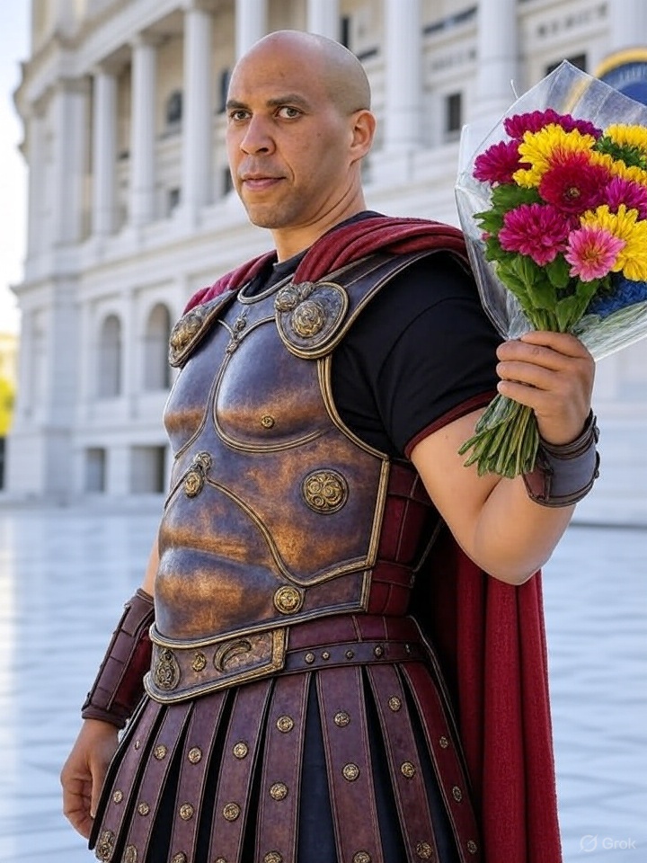 BoSnerdley's tweet image. Senator Cory Spartacus Booker
Hero of the Democrat Party and Defender of the Realm