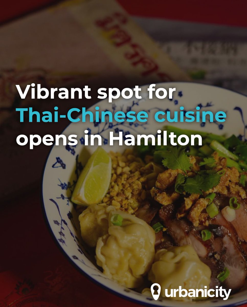 ICYMI: Hamilton's new Thai-Chinese restaurant is doing something a little different! 
LEARN MORE: bit.ly/3INf3fC 

#HamOnt #Hamilton #eatlocal