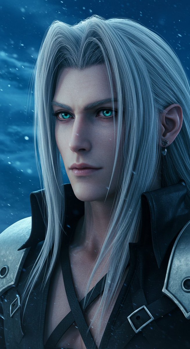 lab_update's tweet image. おはようございます！
Good morning!

今日は、セフィロス。
神秘性とカリスマ性を表現するのは難しい…
これなら、イメージはかなり近づいた？

Sephiroth&apos;s mystique and charisma are hard to express.
Getting close to the vibe I wanted?

#Sephiroth #FinalFantasyVII #AIart #ImageFX #FF7風