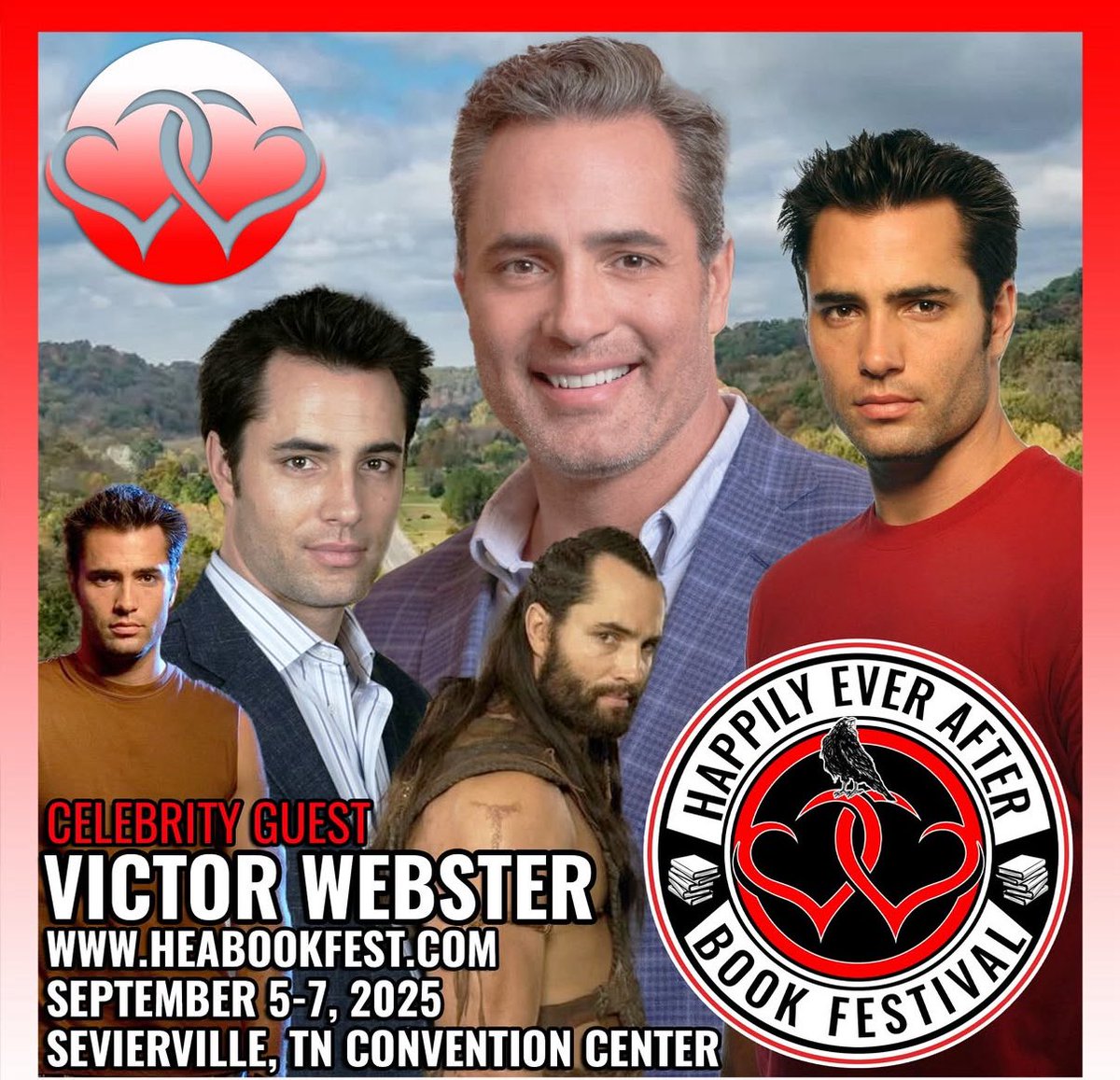 Want to hang with wonderful humans for the weekend like <a href="/KatBarrell/">✌🏼Kat Barrell ✌🏼</a>, <a href="/KyanaTeresa/">Kyana Teresa</a> and Victor Webster! Come to the #heabookfest September 5-7, 2025. Sevierville TN. #Hallmark #Hallmarkmovies #Earpers #WynonnaEarp #romcoms