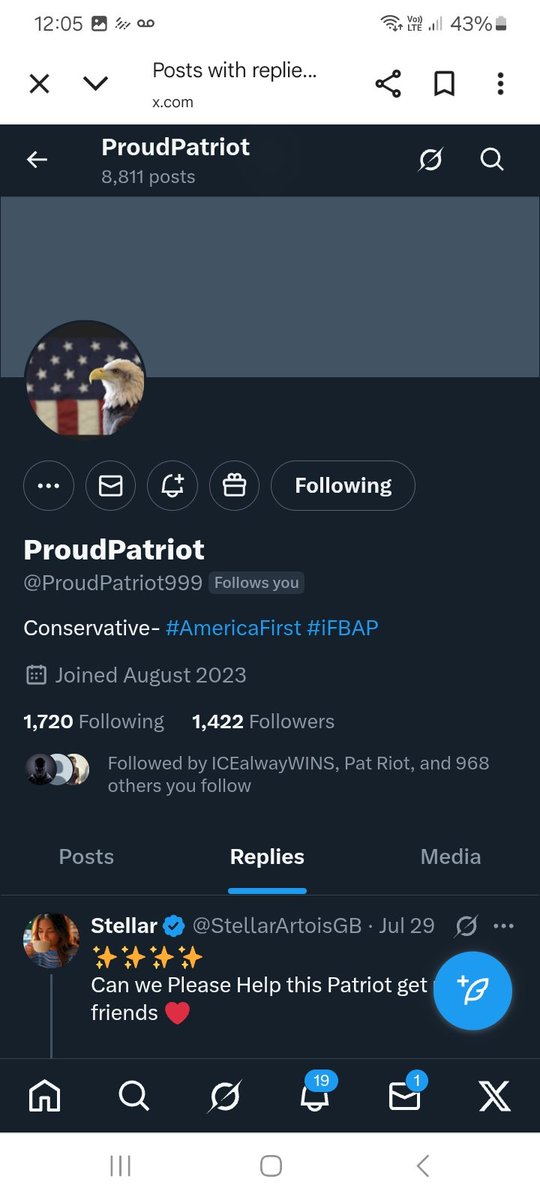 KJW (@hawkesbay69) on Twitter photo This patriot wants to connect with more people, please give <a href="/ProudPatriot999/">ProudPatriot</a> a follow, repost they will follow back 💪🫶👊💥💯🇺🇸 This patriot wants to connect with more people, please give <a href="/ProudPatriot999/">ProudPatriot</a> a follow, repost they will follow back 💪🫶👊💥💯🇺🇸