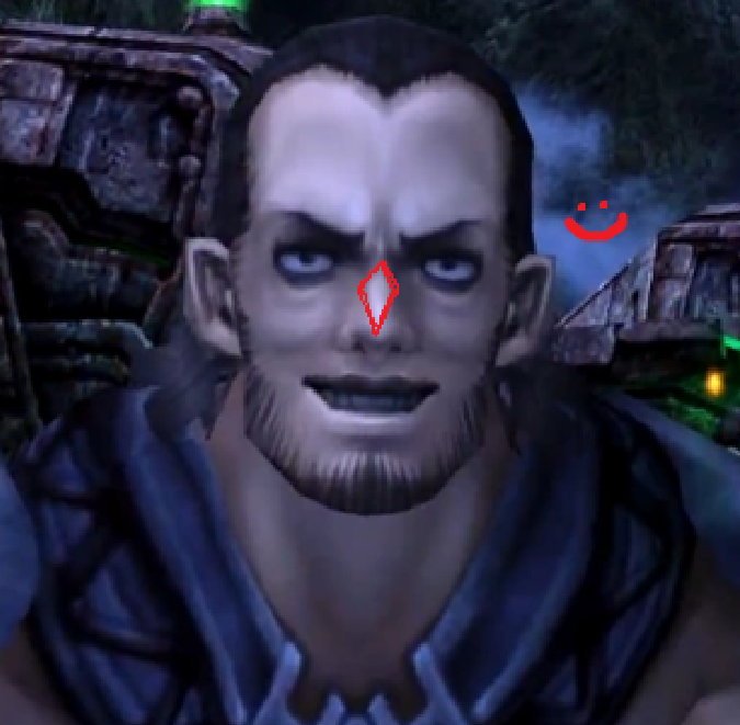 xenoblade facial feature appreciation post part two. nothing tickles me more than the diamond shape of mumkhar's nose