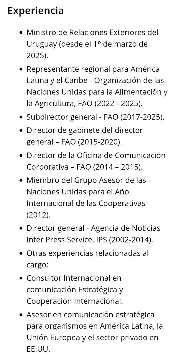 🔴 𝗟𝗨𝗕𝗘𝗧𝗞𝗜𝗡 𝗡𝗢 𝗦𝗔𝗕𝗘 𝗜𝗡𝗚𝗟𝗘𝗦 

▶️ El ministro de relaciones exteriores de ORSI parece que no sabe idiomas, ni siquiera inglés. En su currículum oficial de la web del Ministerio figura como "periodista". No aparece ningún idioma, ni estudios universitarios.