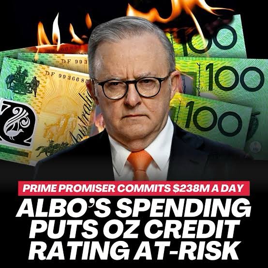 Money money money Albanese and the ALP have zero concept of its value they just spend as much as they like on their twisted political ideology and themselves and take it from us without any accountability.