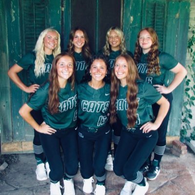 Fall 2025 Seniors! This remarkable group has invested significant time and effort into developing their leadership qualities. We are excited to see the impact of their hard work during the fall season. 
Addy B, Kenzee, Addie, Tiffany, Corgan, Emerson and Lily Van! Let’s GO Cats!