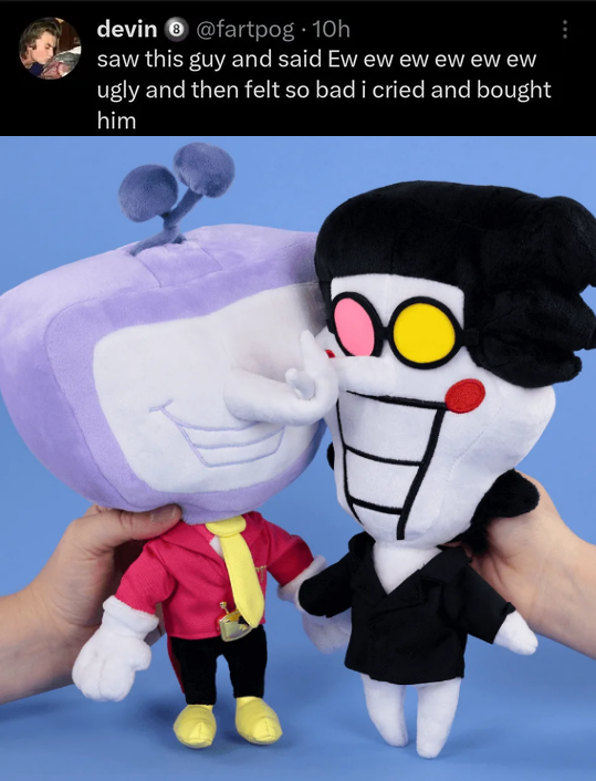 tenna plushy.........

#deltarunespoilers