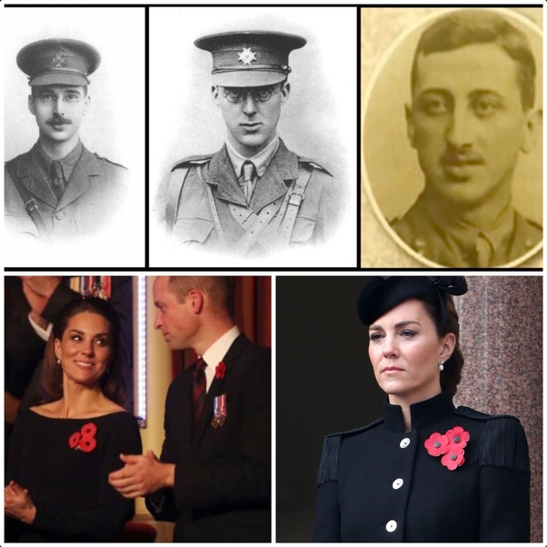 BrutusMaximusX's tweet photo. The Princess of Wales' wears 3 poppies because her great-grandmother Olive Middleton had 3 brothers who were killed in action during WW1
#PrincessCatherine #PrincessofWales #TheGreatWar #WWI https://t.co/TmjEJbD0gC
