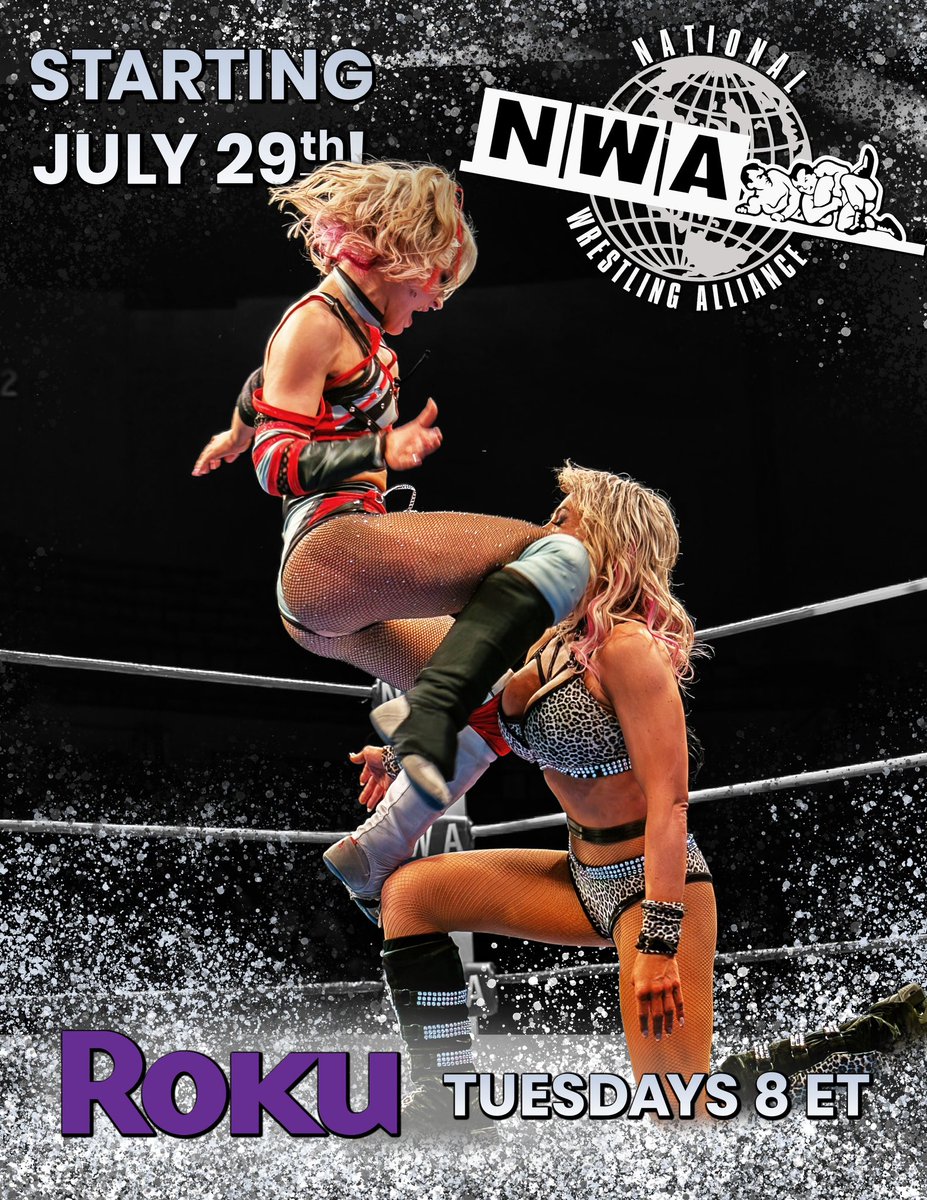 Kylie👸🏼 The PPD💌 (@kyliealexxa) on Twitter photo The debut of NWA Powerrr on Roku is now LIVE!!! Featuring the 2025 Crockett Cup and the crowning of a NEW NWA TV champion, History will be made TONIGHT on Roku Sports Channel 210
AND The show will replay tonight at 11pm ET and Saturday at Noon ET.
therokuchannel.roku.com/watch/e25551b0…
<a href="/nwa/">NWA</a> The debut of NWA Powerrr on Roku is now LIVE!!! Featuring the 2025 Crockett Cup and the crowning of a NEW NWA TV champion, History will be made TONIGHT on Roku Sports Channel 210
AND The show will replay tonight at 11pm ET and Saturday at Noon ET.
therokuchannel.roku.com/watch/e25551b0…
<a href="/nwa/">NWA</a>