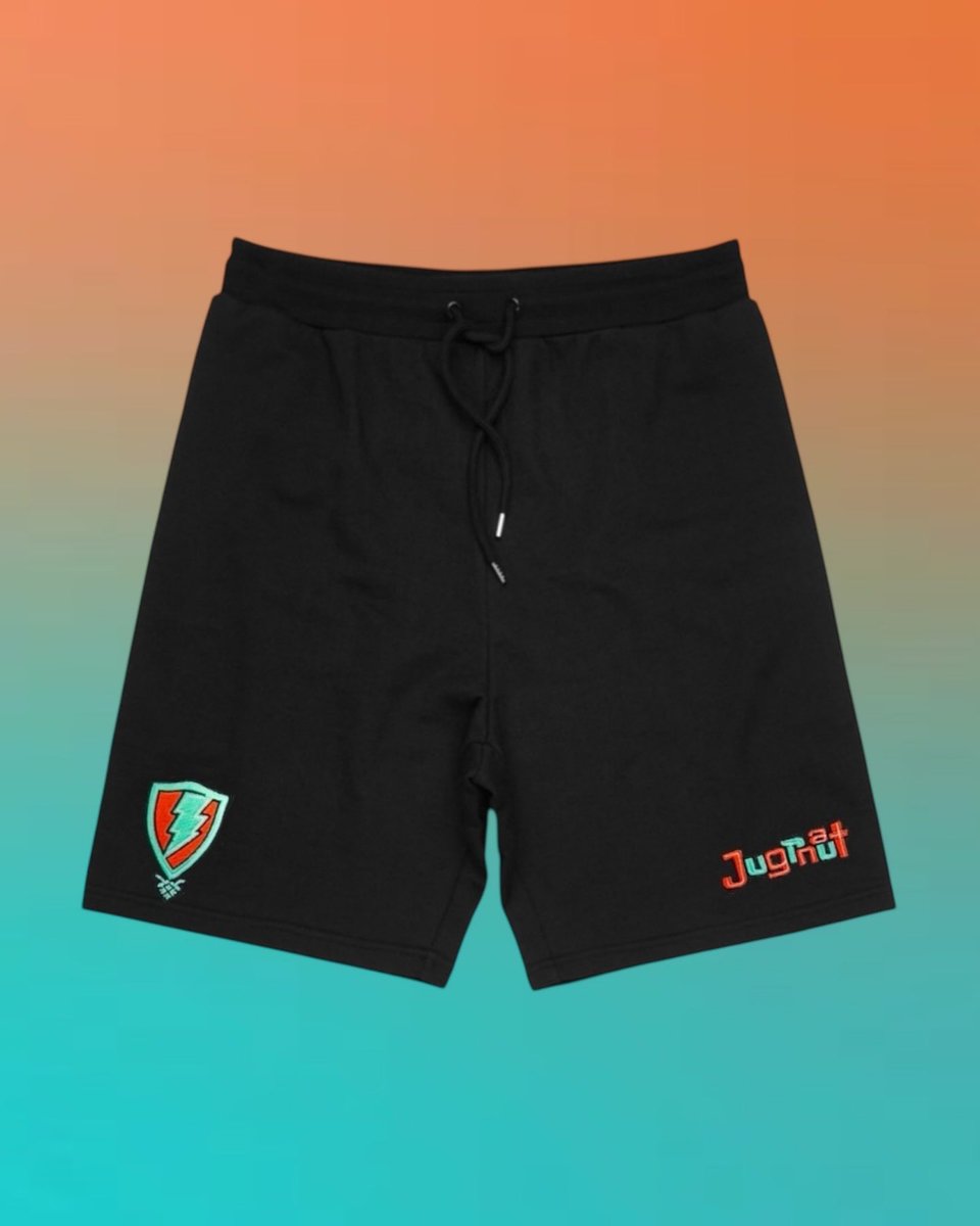 Jugrnaut Lolla embroidered shorts in black and ivory available Wed 7/30 at 2pm in-store and online 

#csws