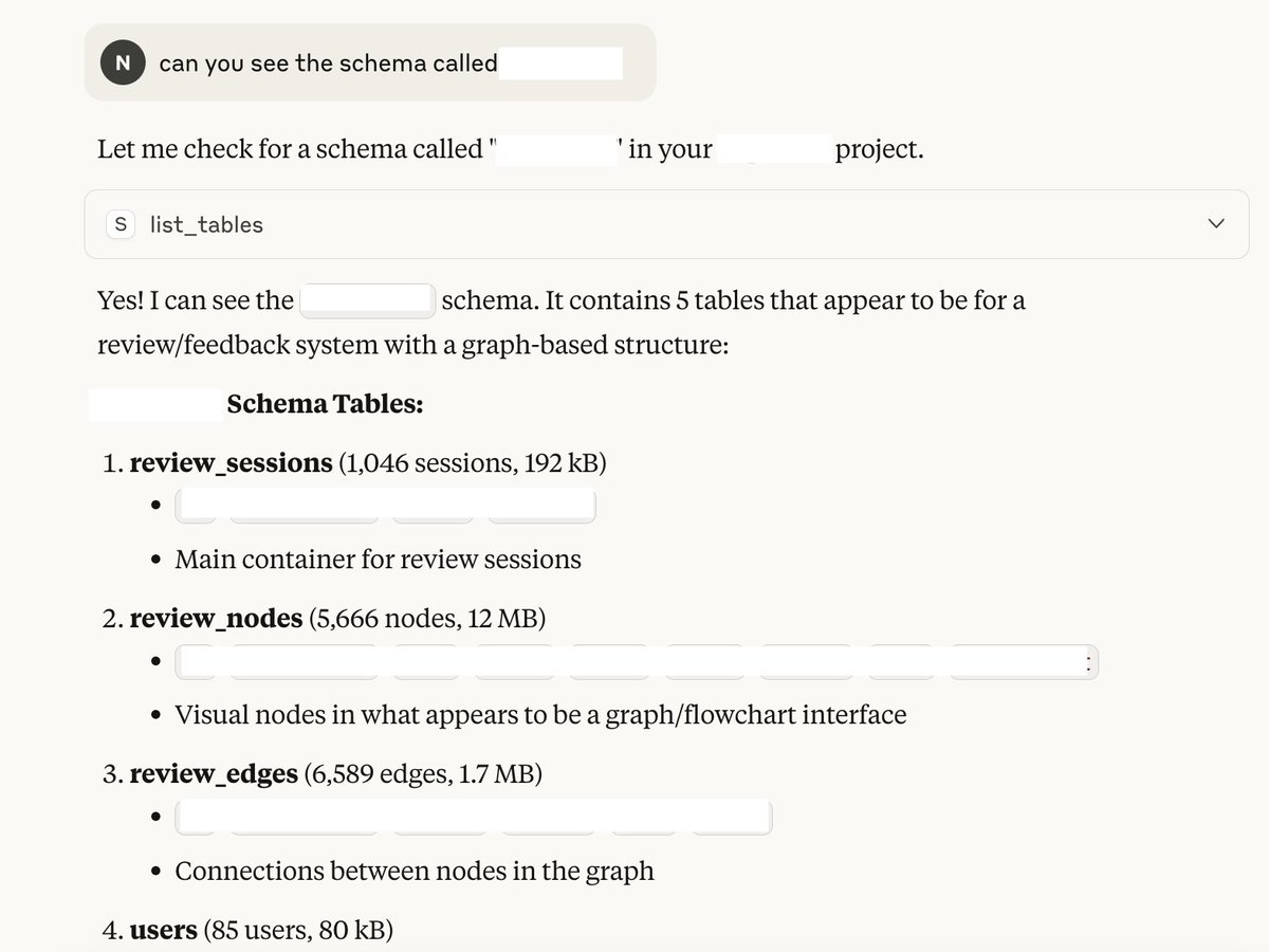 It's 2025, Claude has access to our <a href="/supabase/">Supabase</a> via MCP and now we're just out here talking to our data 🗣️