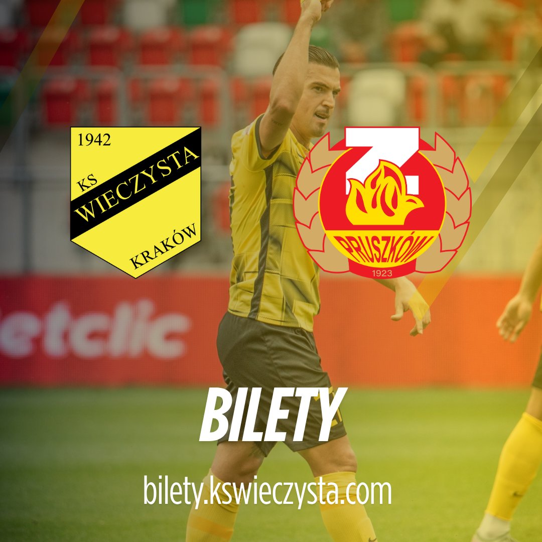 🎟️ Wystartowała sprzedaż biletów na piątkowy mecz ze Zniczem Pruszków!

Podobnie jak ostatnio, dostępne są wejściówki na sektory C3–C6 w cenie 1 zł. Uruchomiona została także sprzedaż biletów na sektor VIP.

Kup bilety na 👉 bilety.kswieczysta.com
🟡⚫ Zapraszamy!