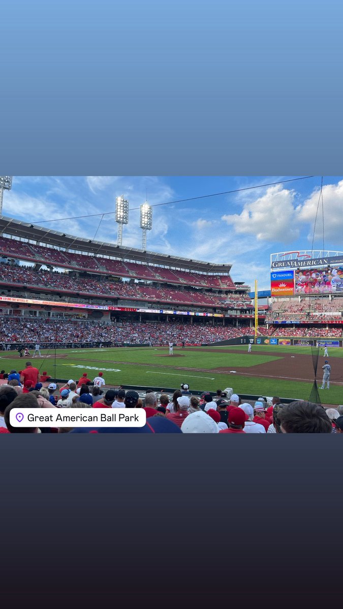 lbmoore4's tweet image. Reds vs Dodgers game!