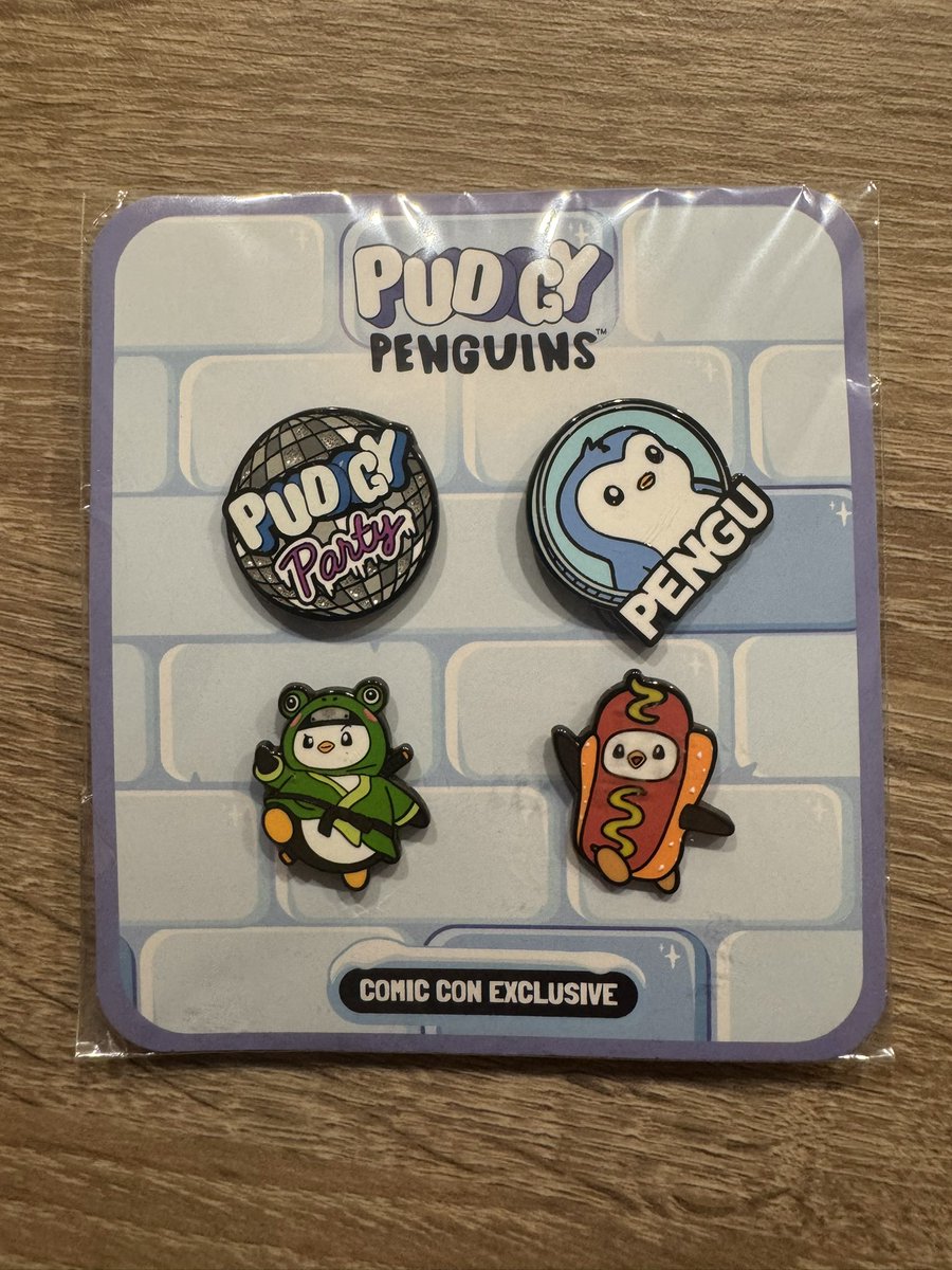 I love my comicon Pudgy pins 😁⭐️🐧

<a href="/pudgypenguins/">Pudgy Penguins</a> <a href="/PlayPudgyParty/">Pudgy Party</a>