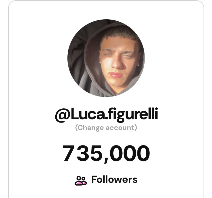 M4quinadelMal's tweet photo. 735k👏😮‍💨
A 1 mes y medio que Terminó #granhermanoar Luca se convierte en el Participante Hombre con más seguidores en Instagram y TikTok, es al que mejor le va…
#luca #lucagh https://t.co/dWCeBp44dW
