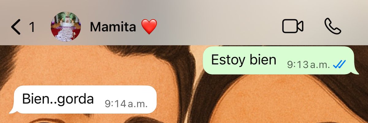 Eres mi madre o mi hater.
