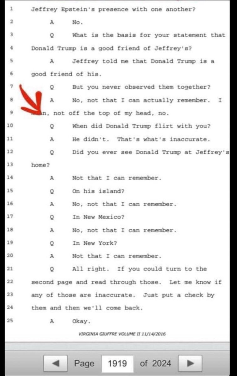 Well well well…

Virginia Giuffre’s (RIP) testimony about Epstein and Trump.

Read this. Share it.

This is not going to work out the way the Left thinks it will.