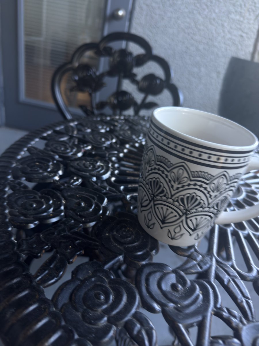 Good evening Fam 👋♥️🤗 having my evening coffee, I’m working on fixing up my patio now, love everyone!! I hope one day we wake up and all this horrible nightmare we’re in , will be over !!