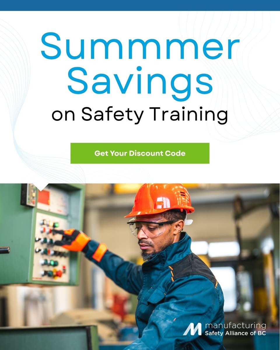 This summer, save on #safetytraining when you book private classes or eLearning. Get 20% when you book a private training class—either in-person or virtual—before July 31.
And until Aug 31, register for an eLearning course and save 25% off!
Learn more at vist.ly/3zkvh