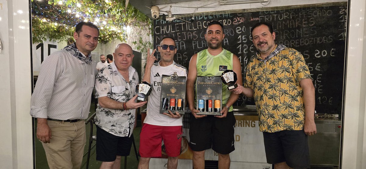 Hace un momento ha terminado el torneo de truque "Pandorga 2025" organizado por la Hermandad de Pandorgos. La competición se ha desarrollado en un ambiente agradable en estás vísperas de la Pandorga.
Los campeones han sido Fran Gallego y Julián Hervás. ¡Enhorabuena!
