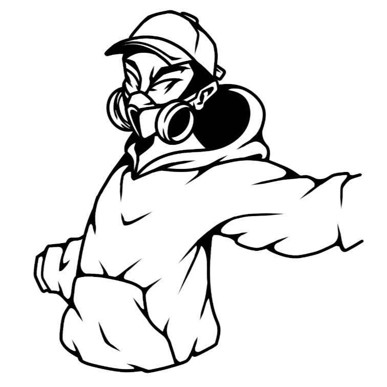 It's great to be able to make art for one of the hardcore bands in my city✊🏻