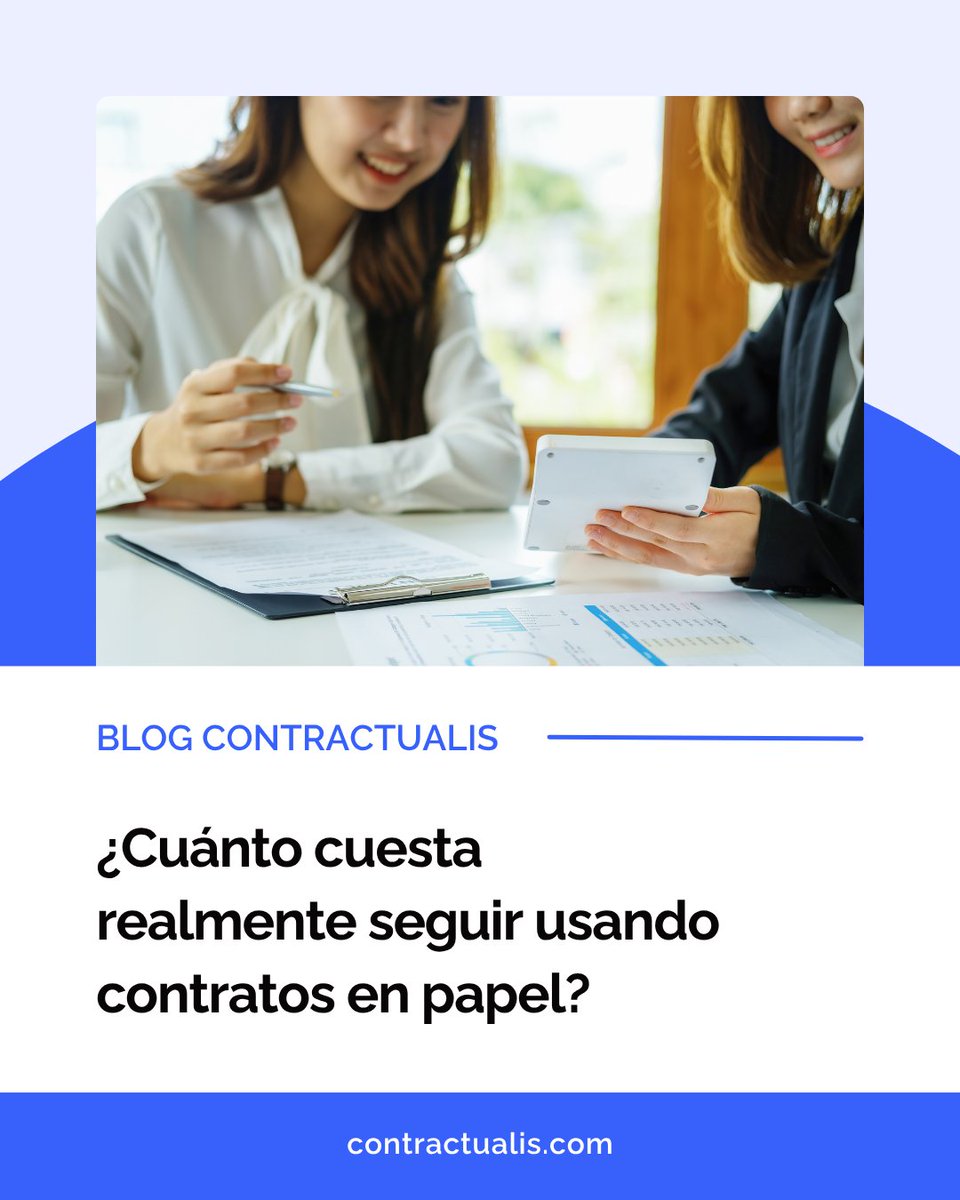 contractualis's tweet image. ¿Cuánto cuesta seguir usando contratos en papel?

Más de lo que crees. Descubre cómo ahorrar tiempo y dinero con contratos digitales. 👉contractualis.com/blog/cuanto-cu…

#ContratosDigitales #FirmaElectrónica #AhorraTiempo #SinPapel #Contractualis