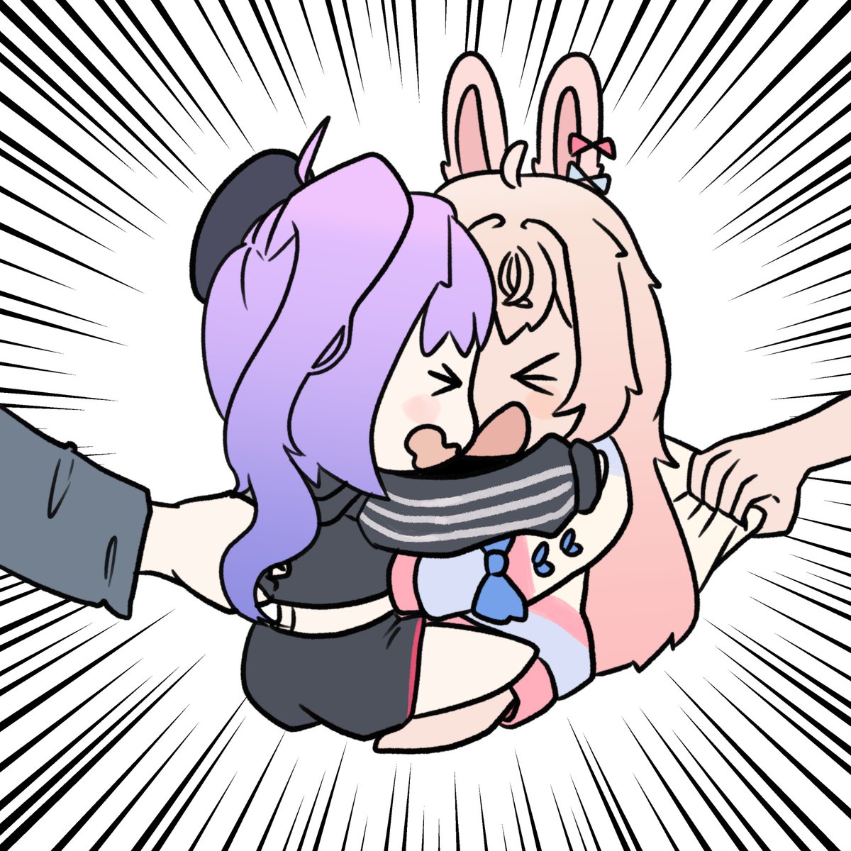 They're inseparable. Even when SleepyDad picks Eepy up from Pippa house.