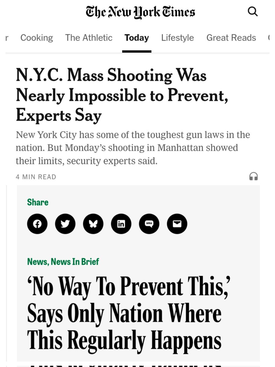 You know we're completely screwed when the <a href="/nytimes/">The New York Times</a> is basically stealing their headlines from <a href="/TheOnion/">The Onion</a>