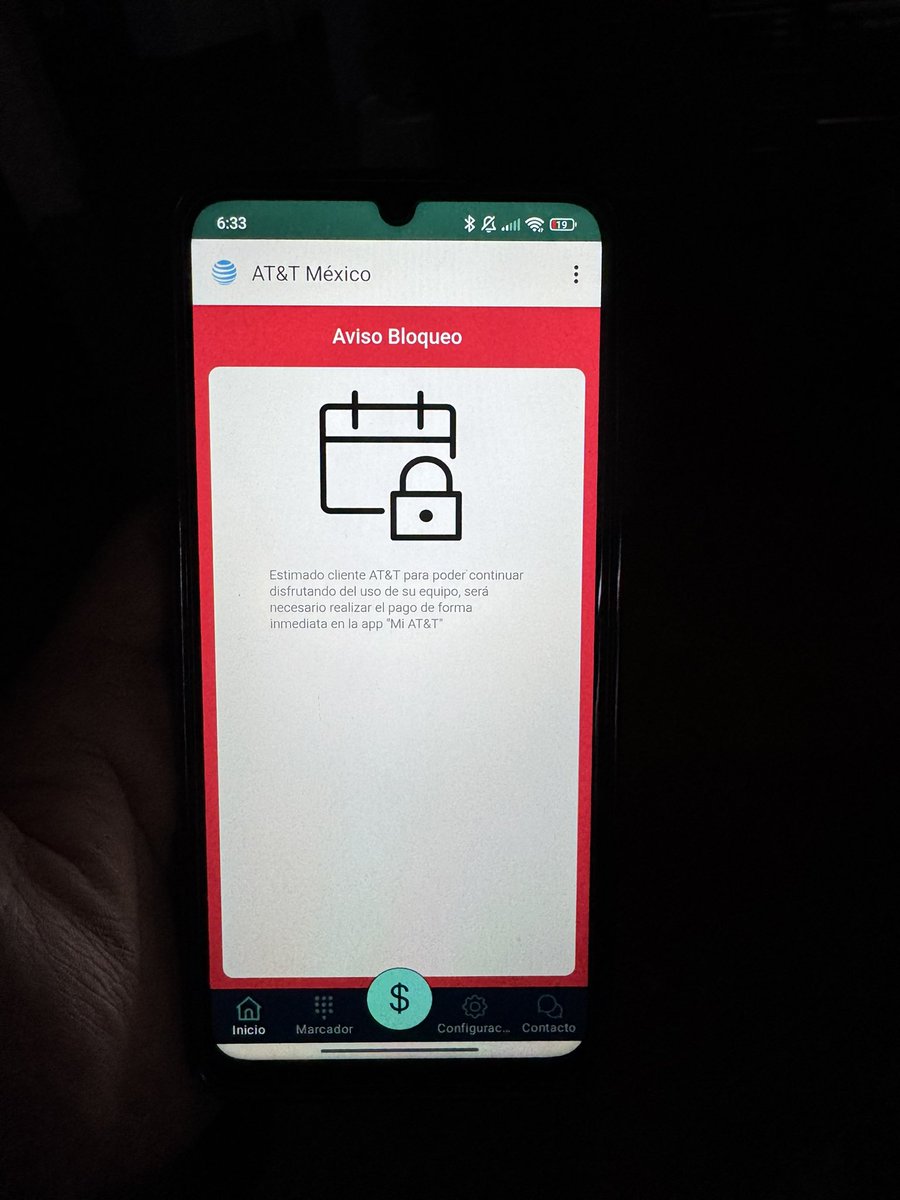 Joslemo's tweet photo. @ATTMx por qué rayos sale esto si no cuento con un plan prepago o algo por el estilo? https://t.co/IyPZk8wF7c