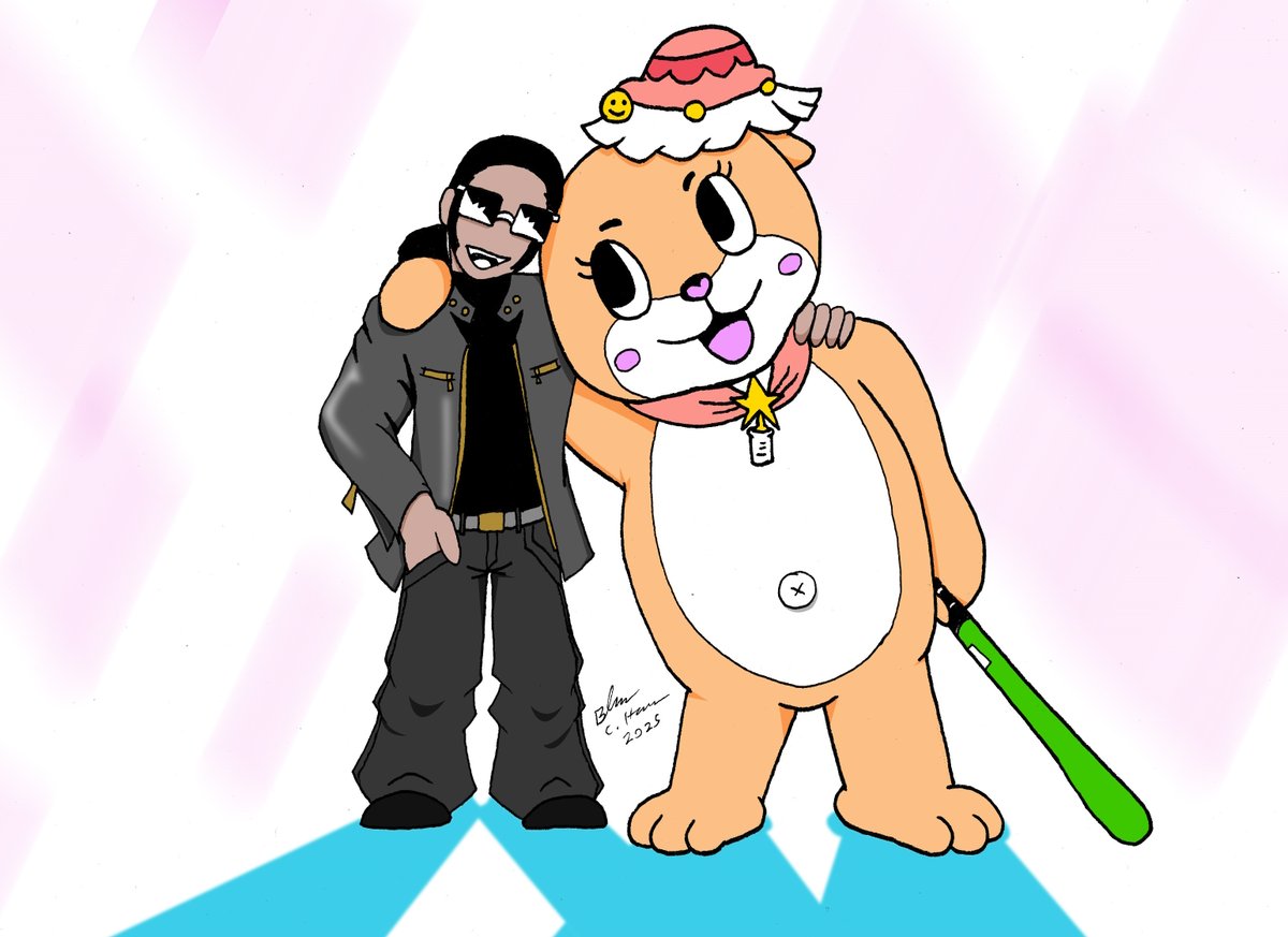 Jake_Sayz's tweet image. Shout-out to  @Chiitan_Osaka! That happy n&apos; chaotic little sprite randomly likes my posts across different platforms, and let me tell ya in today&apos;s day of artistic posts getting crushed by the algorithms, it means a lot! #FanArt #Crossover #Chiitan @chiitan7407